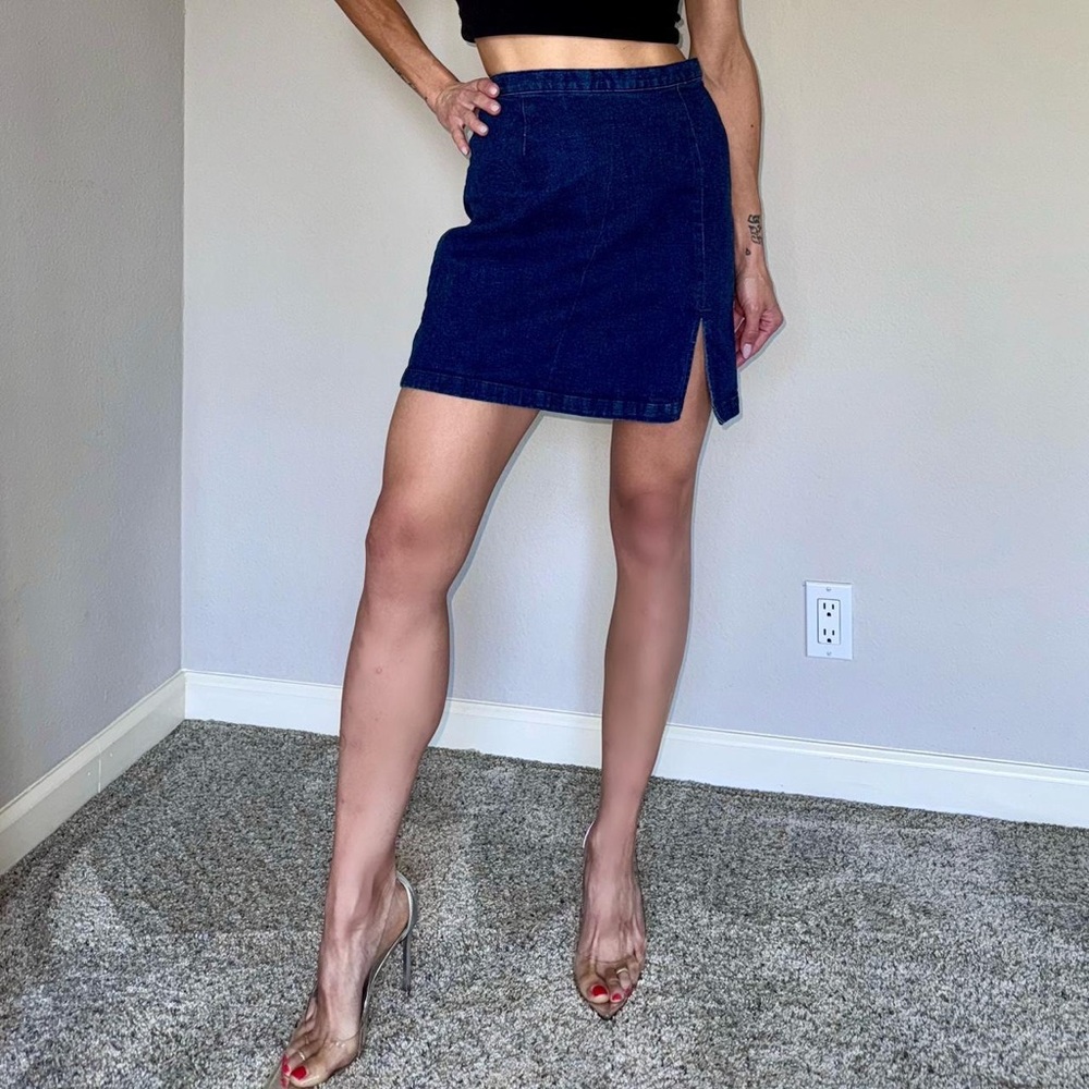 Denim Blue Women's Skirt